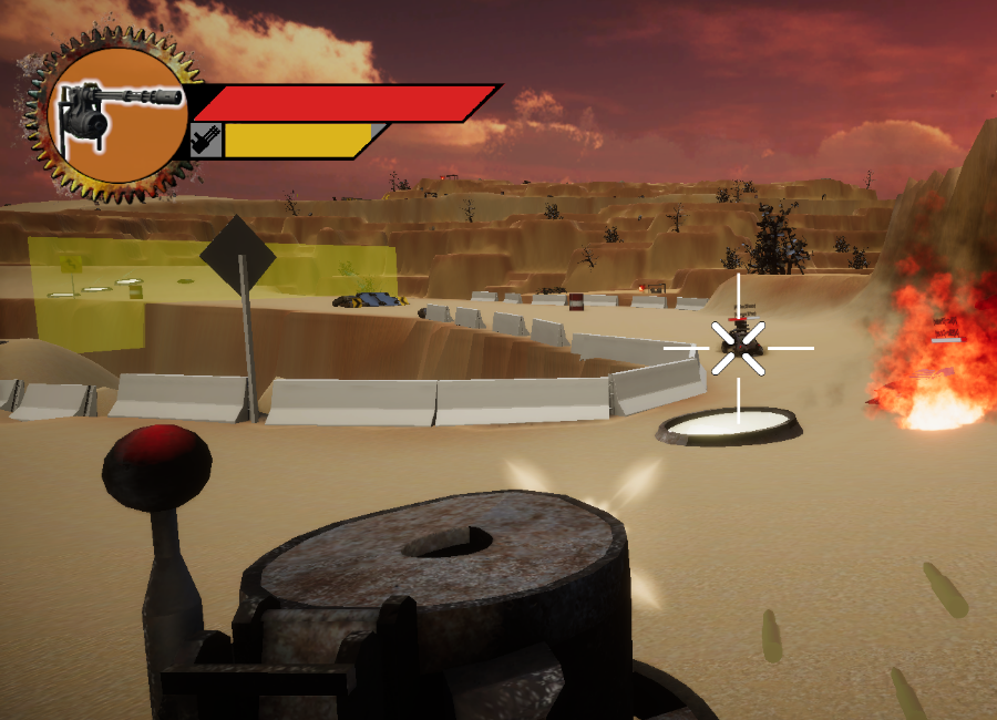 Chaos Riders gameplay gun